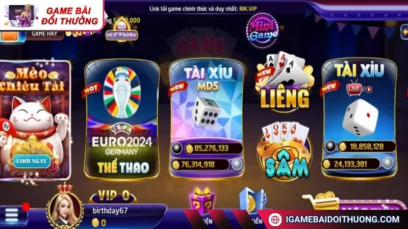 Game bài RikVIP - Mang đến ván cược kịch tính