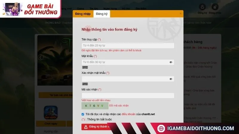 Quy trình đăng ký cổng game cơ bản cho người mới