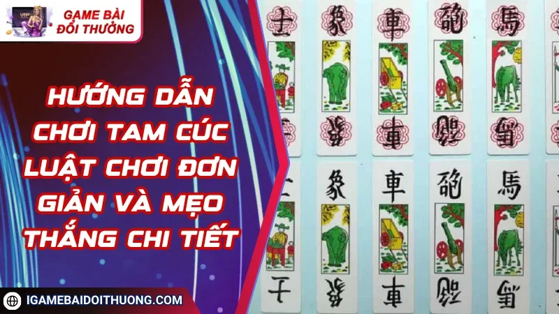 Hướng dẫn chơi Tam Cúc - Luật chơi đơn giản và mẹo thắng chi tiết